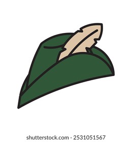 Autumn Doodle Illustration - Autumn Hat