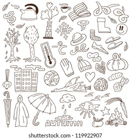 Autumn - doodles collection