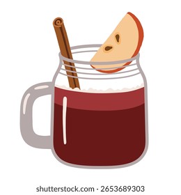 Autumn drink element, doodle, hot drink, coffee, tea, hot chocolate, autumn cozy set