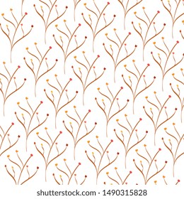 autumn dry branches season pattern