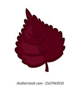 icono de hoja seca de otoño aislado