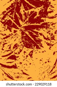 Autumn Dry Maple Leaves Backdrop - Illustration