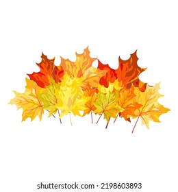 Autumn Element for creating great fall design. Vector illustration.