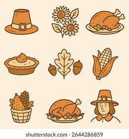autumn element of design for sales, marketing advertising