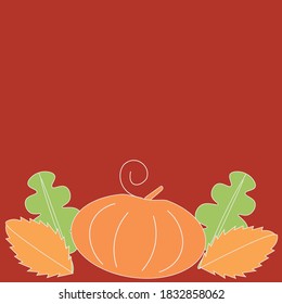 Elementos otoñales conjunto ilustración vectorial