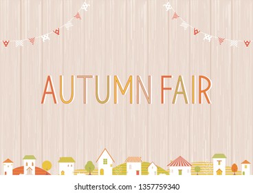 Autumn fair Natural town