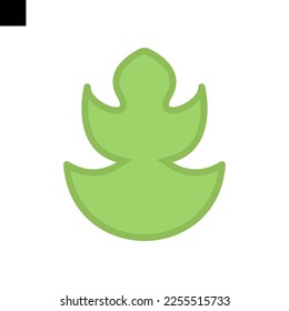 autumn fall icon logo flat style vector