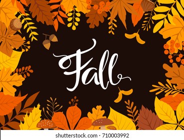 autumn fall leaves background