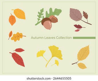 Otoño y Otoño Hojas Colección