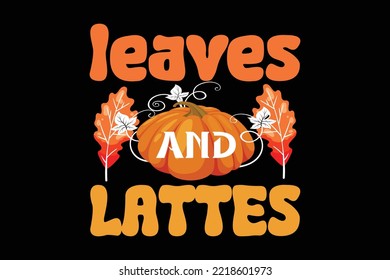 Autumn Fall T Shirt Design Vector