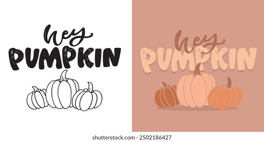 Autumn fall vibes lettering. Cute trendy  hand drawn doodle lettering quote. Lettering for t-shirt design, mug print, bag print, clothes fashion. 100% hand drawn vector image.