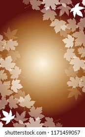 Autumn fallen leaves background material Wallpaper, maple leaves