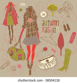 autumn fashion background