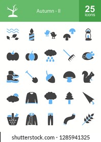Autumn Filled Icons