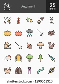 Autumn Filled Icons