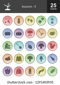 Autumn Filled Icons