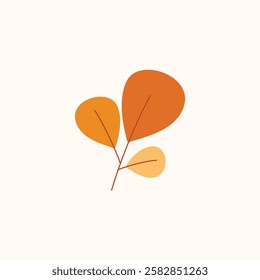 Autumn Flora Simple Illustration for design needs, Landing Pages, Animation, Apps, Presentations, Content Creator and other Promotions