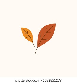 Autumn Flora Simple Illustration for design needs, Landing Pages, Animation, Apps, Presentations, Content Creator and other Promotions