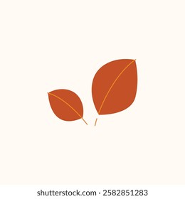 Autumn Flora Simple Illustration for design needs, Landing Pages, Animation, Apps, Presentations, Content Creator and other Promotions