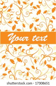 autumn floral background