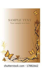 autumn floral background