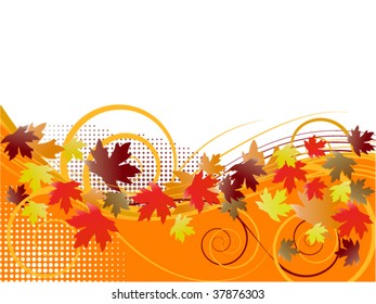 autumn floral background