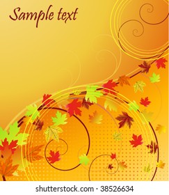 autumn floral background