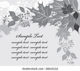 autumn floral background
