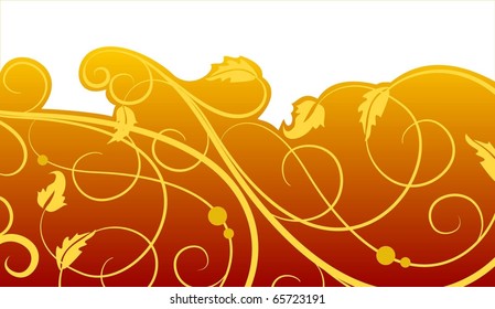 autumn floral background