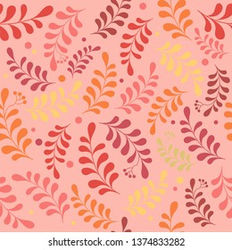 Autumn floral texture