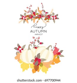 autumn with flower