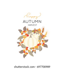 autumn with flower