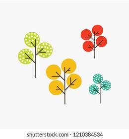 Autumn flowers illustration