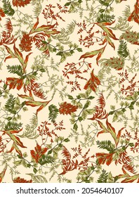 autumn foliage pattern perfect for fabric and decoration