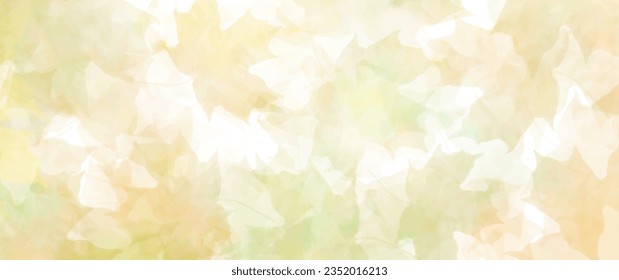 Autumn foliage vector watercolor background. Maple leaves. Hand drawn fall wallpaper design for cards, flyers, poster, cover, invitation cards, prints. Back to school. Blue sky. Autumn illustration.	
