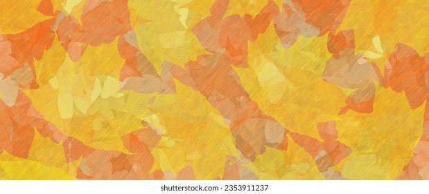 Autumn foliage vector watercolor background. Maple leaves. Hand drawn fall wallpaper design for cards, flyers, poster, cover, invitation cards, prints. Back to school. Autumn abstract illustration.	
