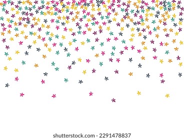 Herbstblätter, Vektorweißer Hintergrund. Chaotische Illustration aus rotem Leaf. Botanischer Konfetti-Set. Textur aus gelbem Leaf.
