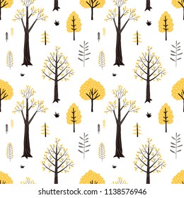 autumn forest pattern