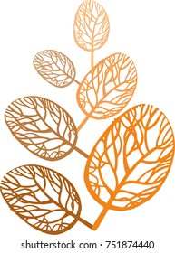 autumn forest textile print