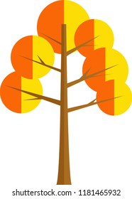 Autumn Forest Tree Vector