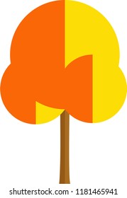 Autumn Forest Tree Vector
