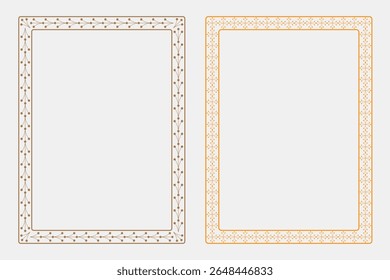 Conjunto de caja de texto de diseño de marco de otoño, planta, arte de hojas, elemento de cubierta de borde