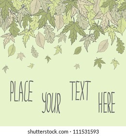 Autumn frame template #3