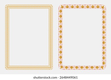 Autumn frame and text box template featuring botanical leaf art, decorative floral border and seasonal cover elements