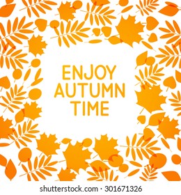 Autumn frame for Your design