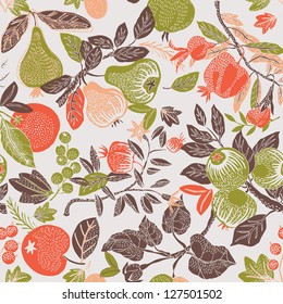 Autumn Fruit Deco Tile