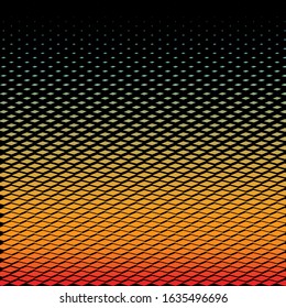 autumn with geometric pattern and summer background on black background vector.