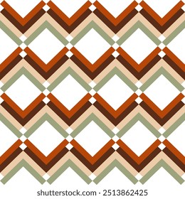 Patrones geométricos de otoño. Patrón inconsútil retro de los años 70. 60s y 70s Estilo retro y estética. Diseño retro colorido.