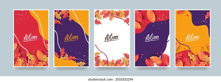 Autumn Gift promotion Coupon banner background