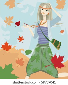 Autumn girl